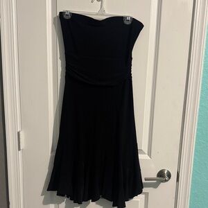 Charlotte Russe Elegant Black Strapless Dress